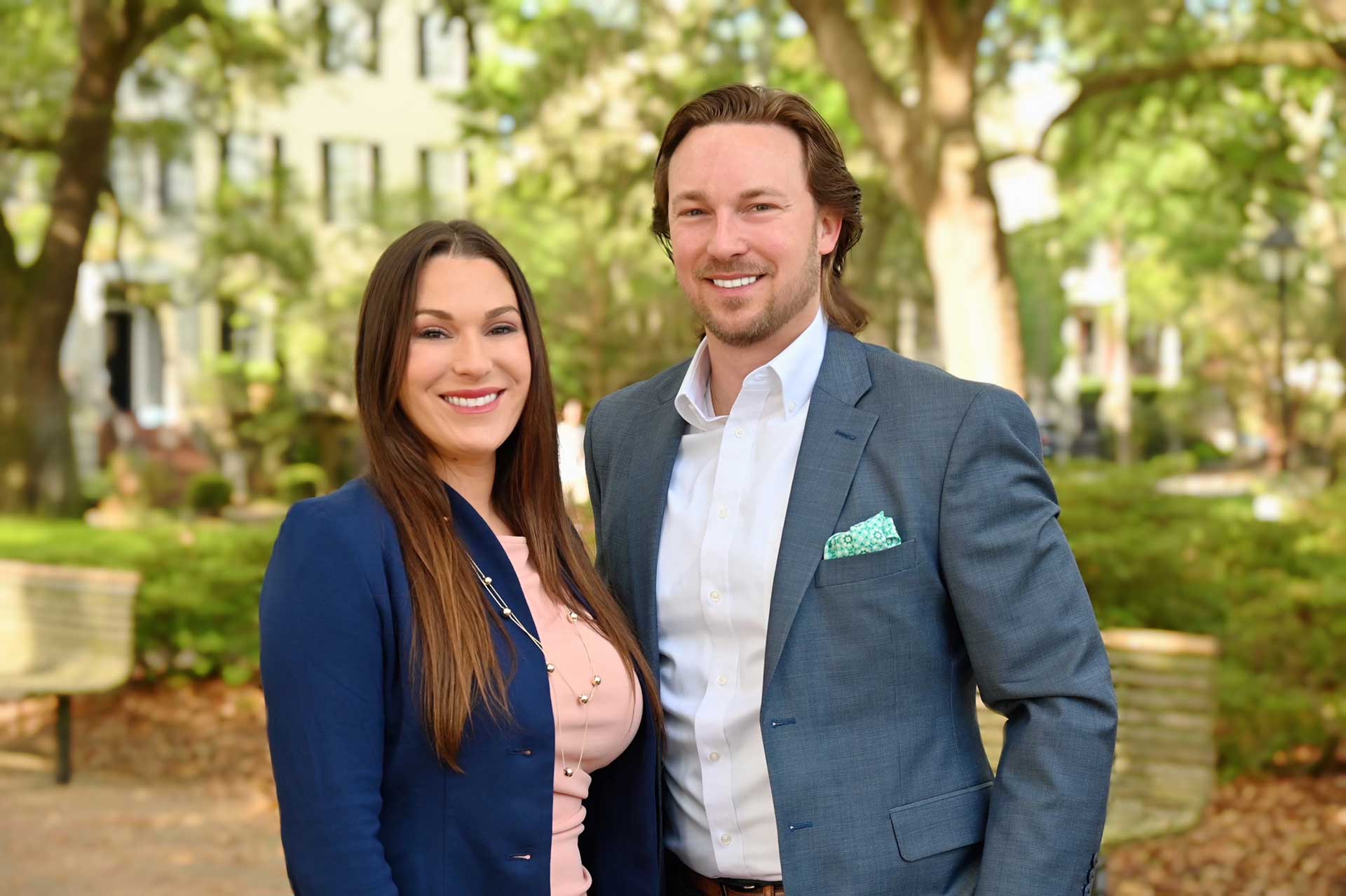 Maria and Dan Justus - Lasky Justice Law - Savannah, GA Medical Malpractice Attorneys